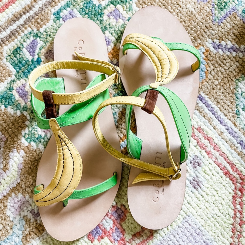 Cornetti Leather Sandals